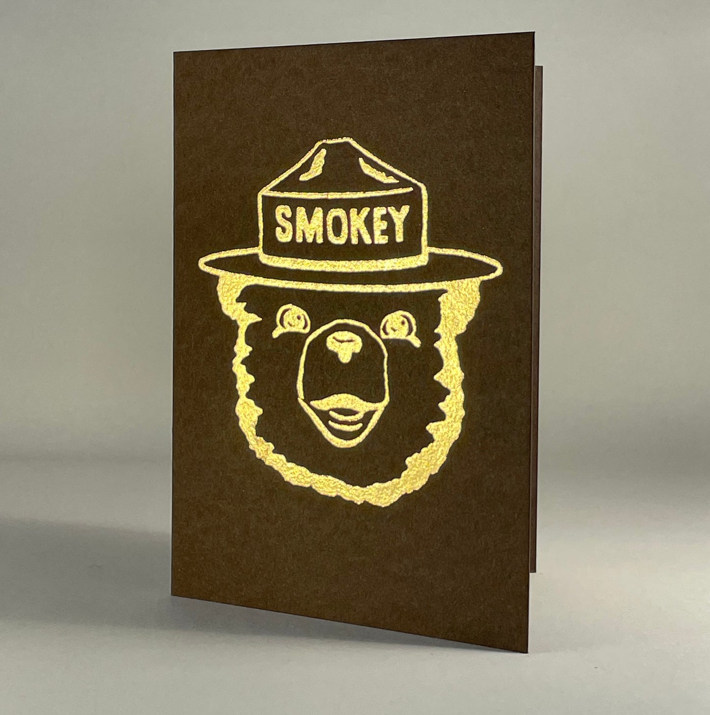 Forest 22 - Smokey the Bear on Brown