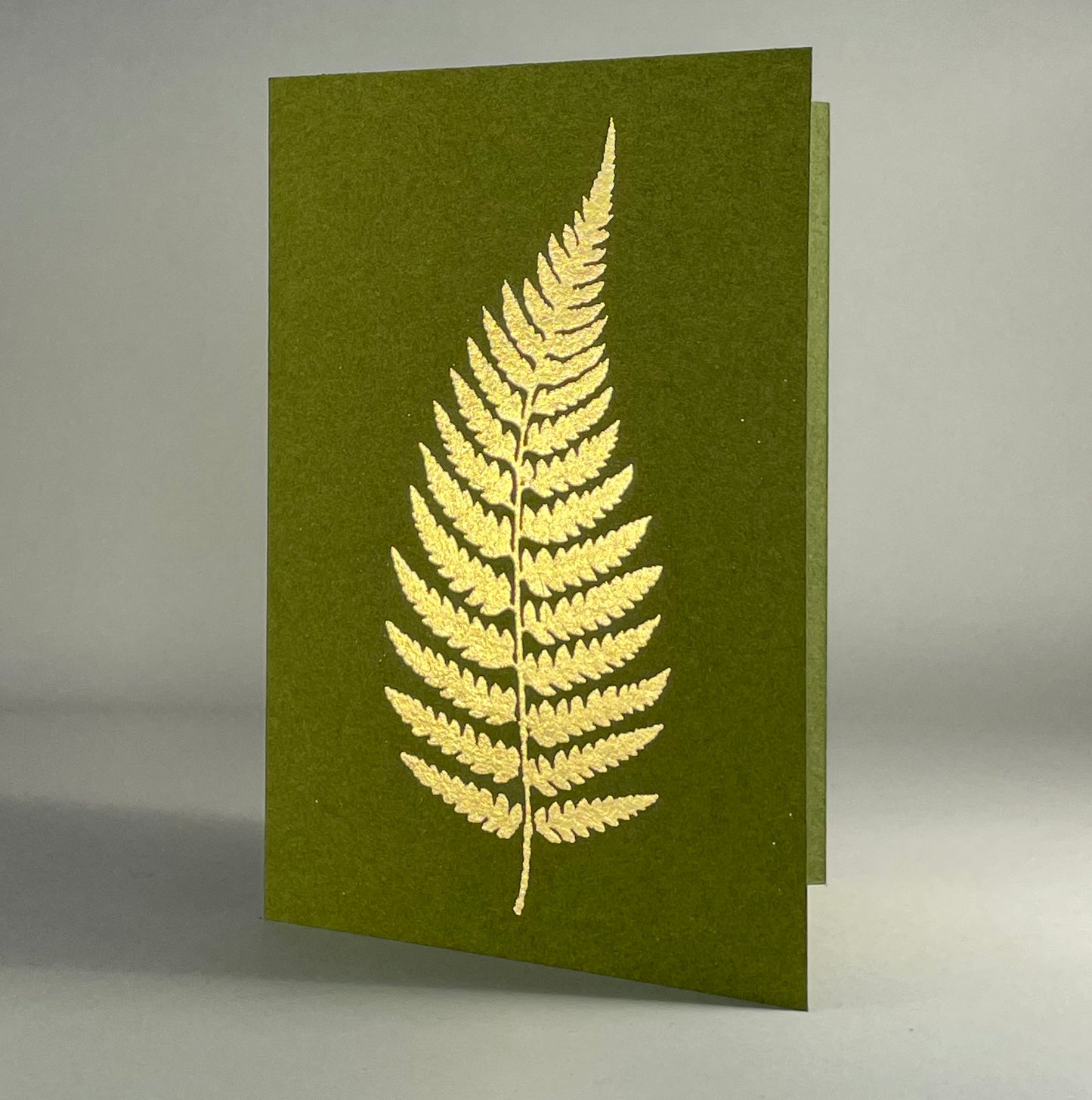 Leaf 28 - Fern Leaf on Jelly Bean Green
