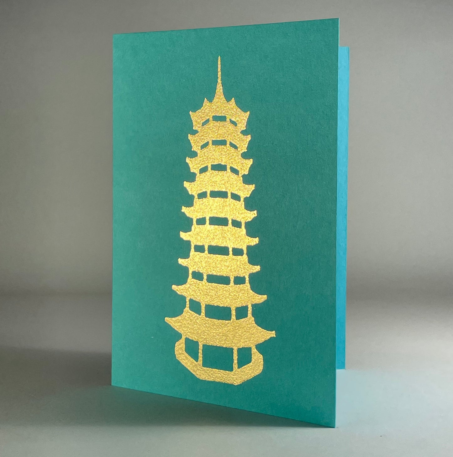 Random 36 - Pagoda on Blue Raspberry