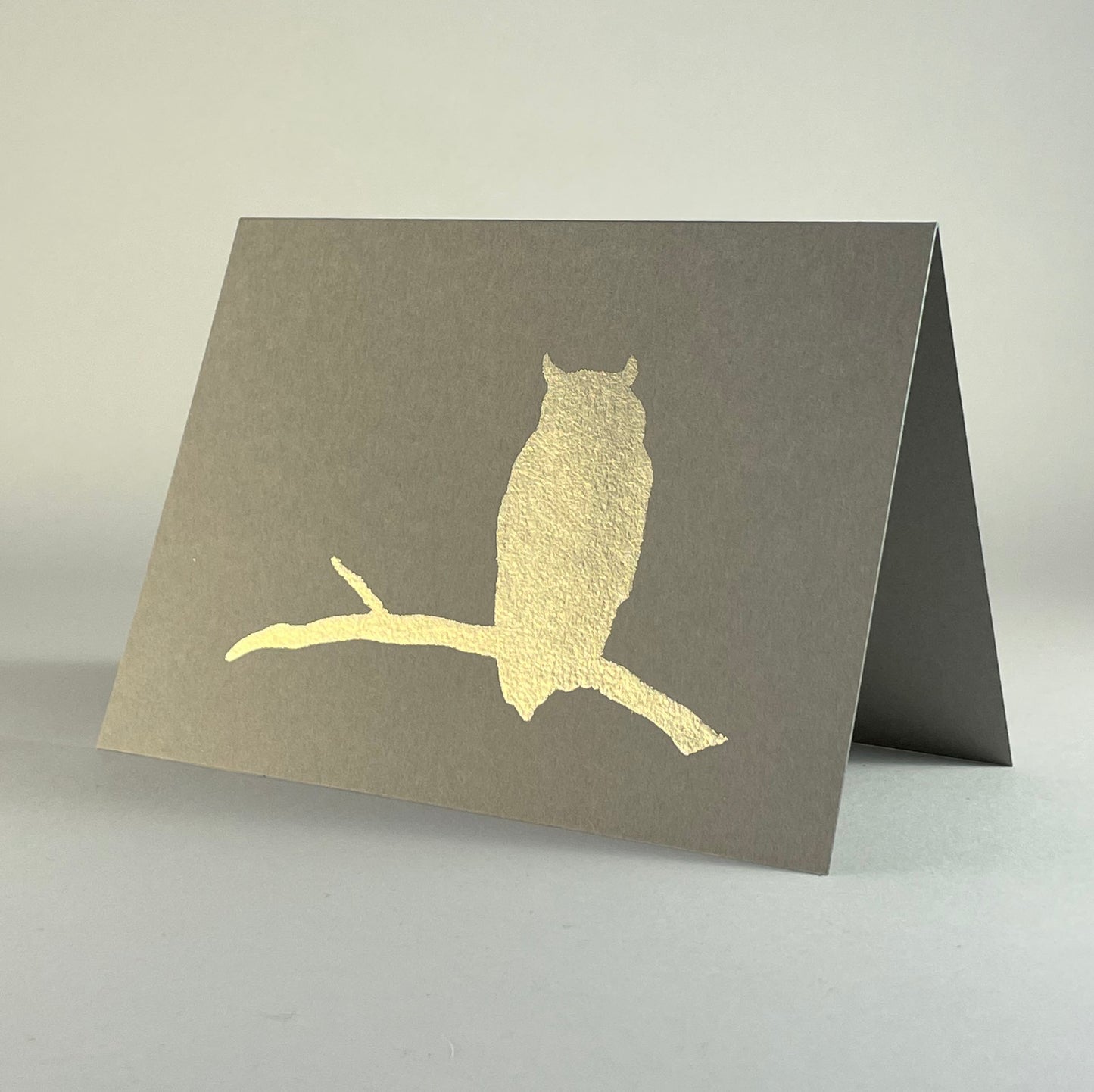 Bird 28 - Owl on Grey