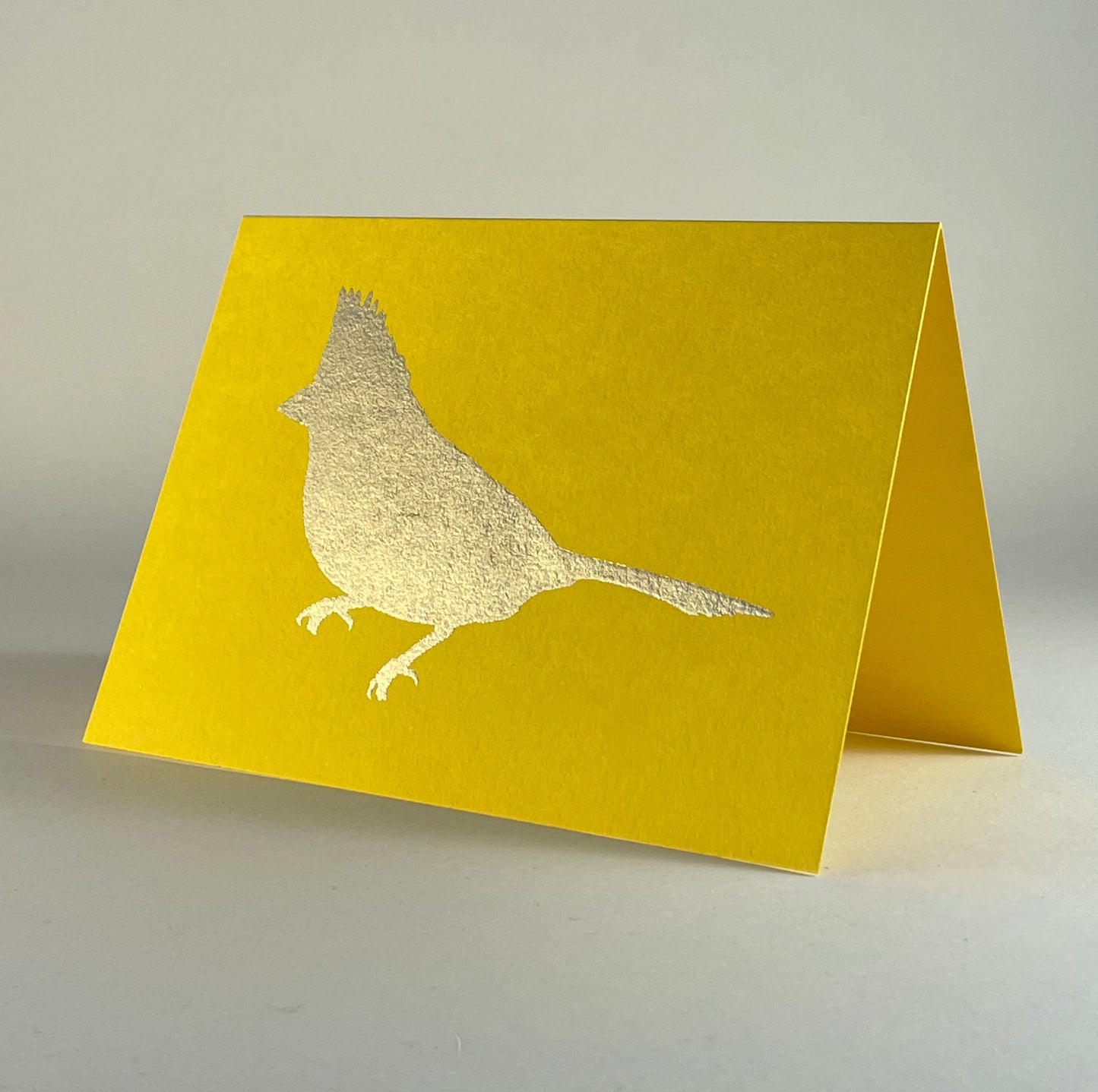 Bird 32 - Cardinal on Yellow