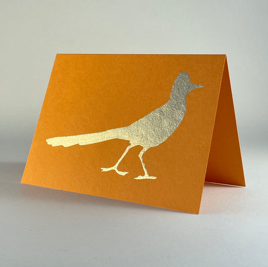 Bird 8 - Roadrunner on Orange Fizz