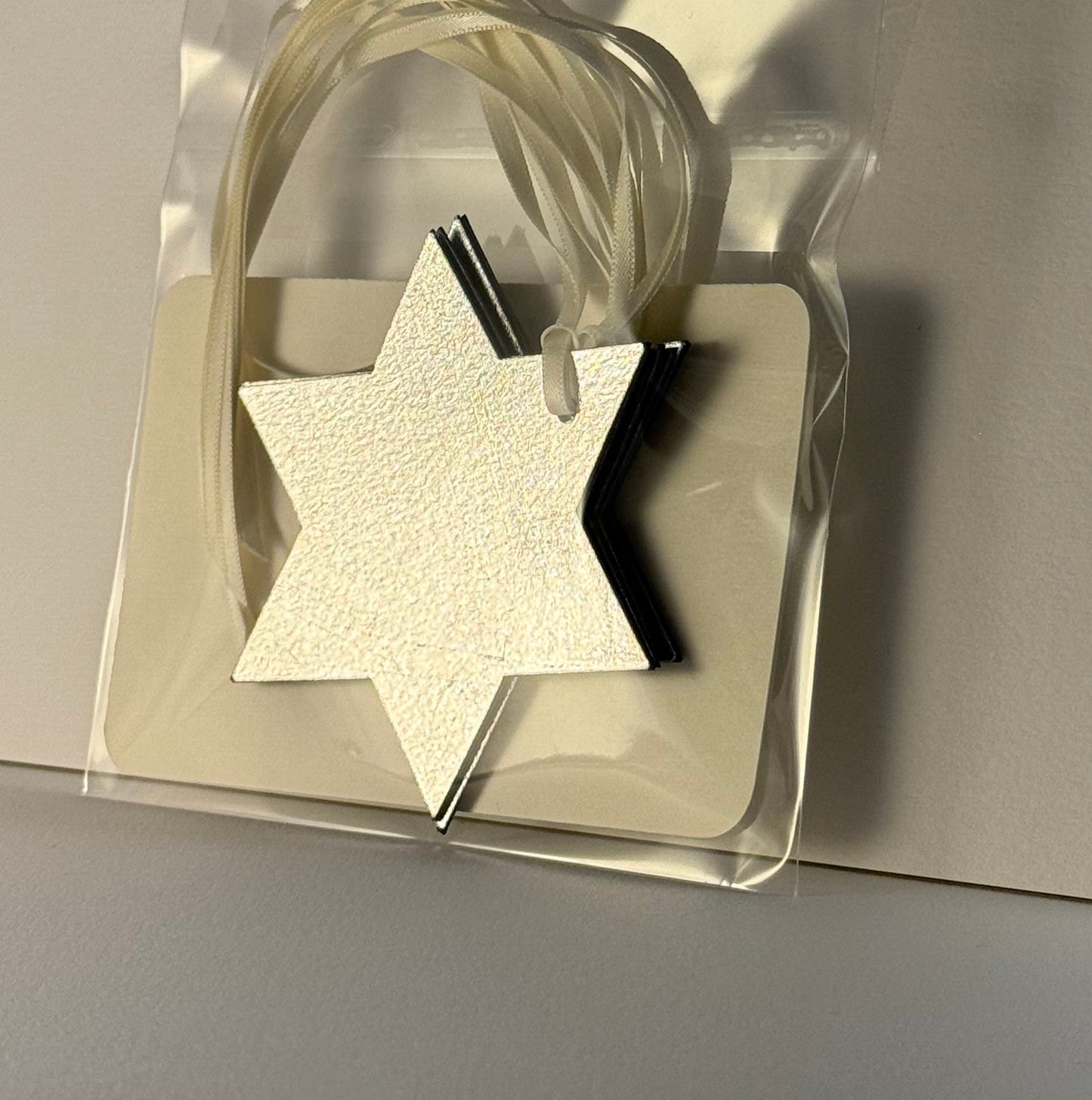 Tie On Tags - Chanukah 2 - Star of David - Set of six
