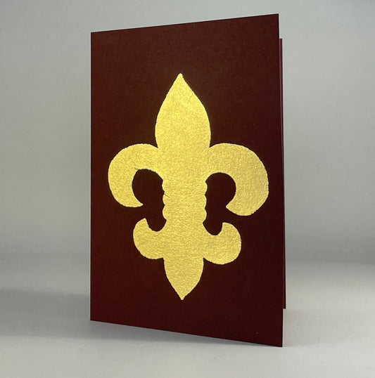 Crown 3 - Fleur de Lis on Cabernet