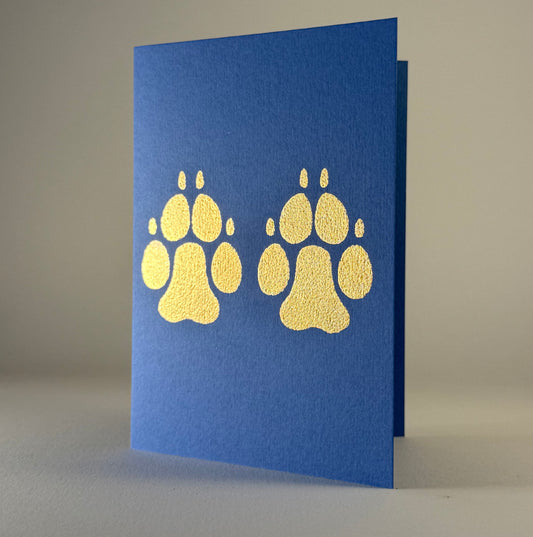 Dog 29 - Dog Paws on Blue