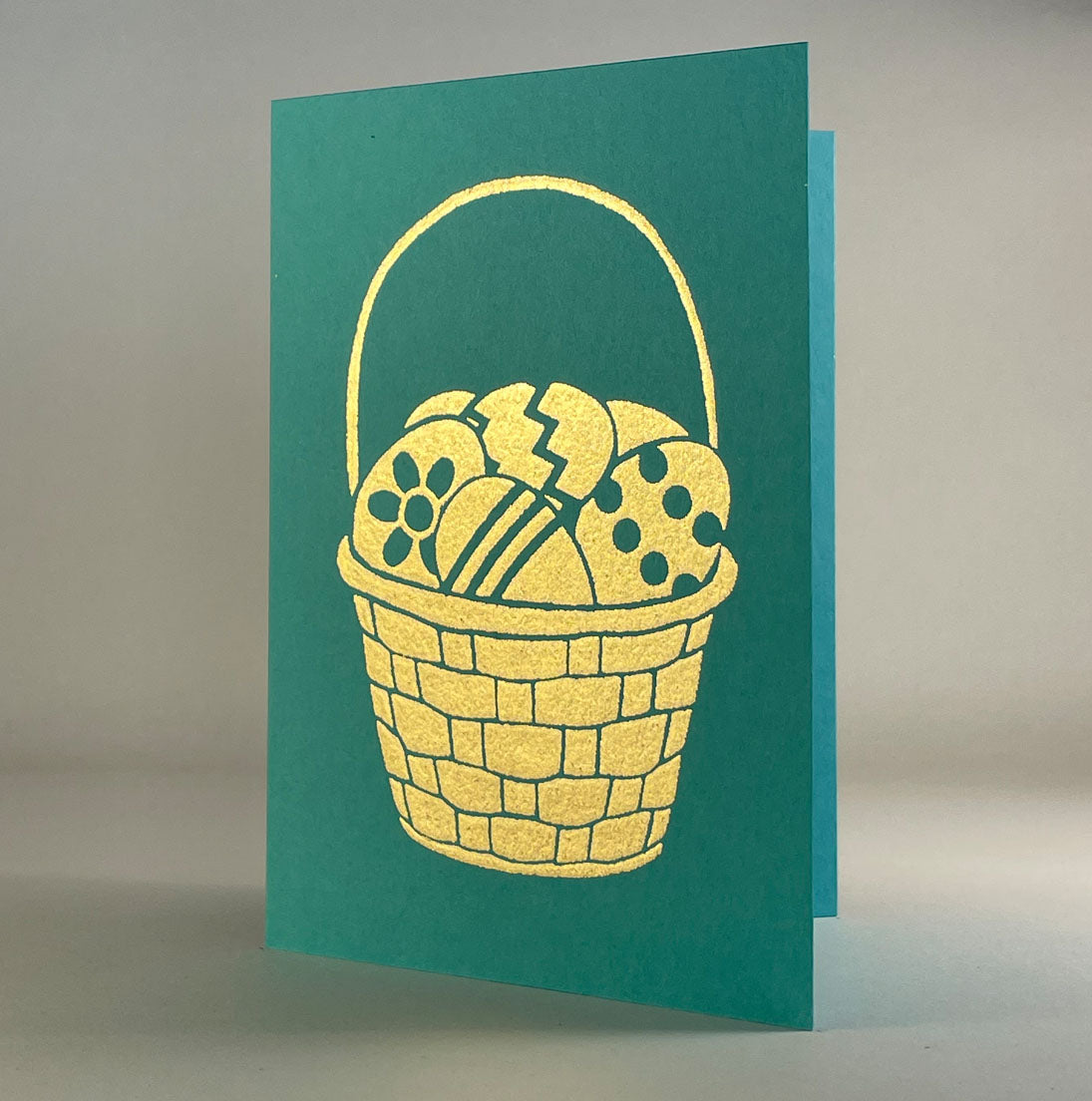 Easter 2 - Easter Egg Basket on Blue Raspberry