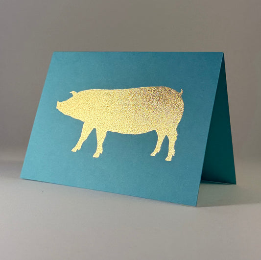 Farm 15 - Pig on Blue Raspberry