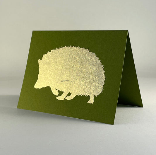 Forest 18 - Hedgehog on Jelly Bean Green