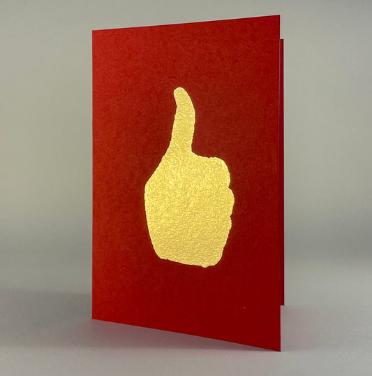 Hand 1 - Thumbs Up on Red