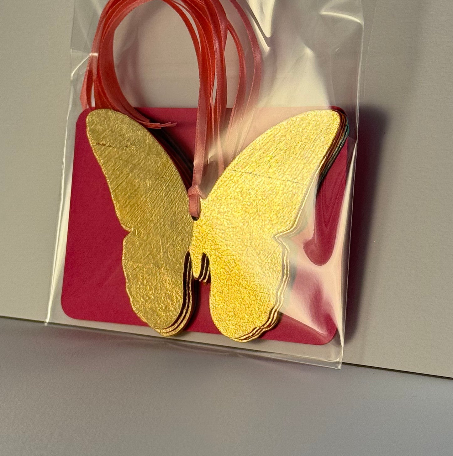 Tie On Tags - Insect 4 - Butterfly - Set of six