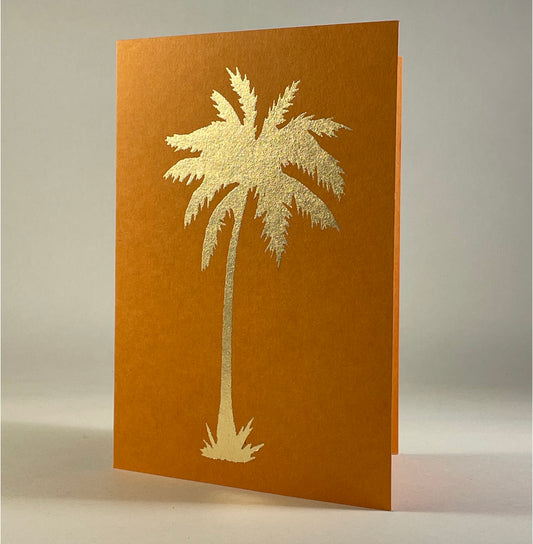 Leaf 24 - Palm Tree on Orange Fizz