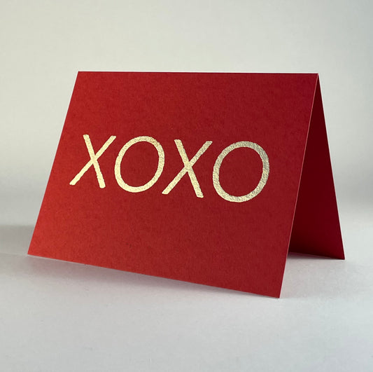 Love 12 - XOXO on Red