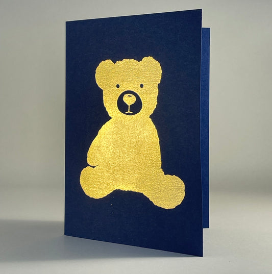 Love 33 - Teddy Bear on Navy