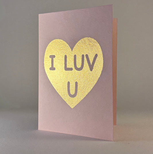 Love 34 - I LUV U on Pink Lemonade