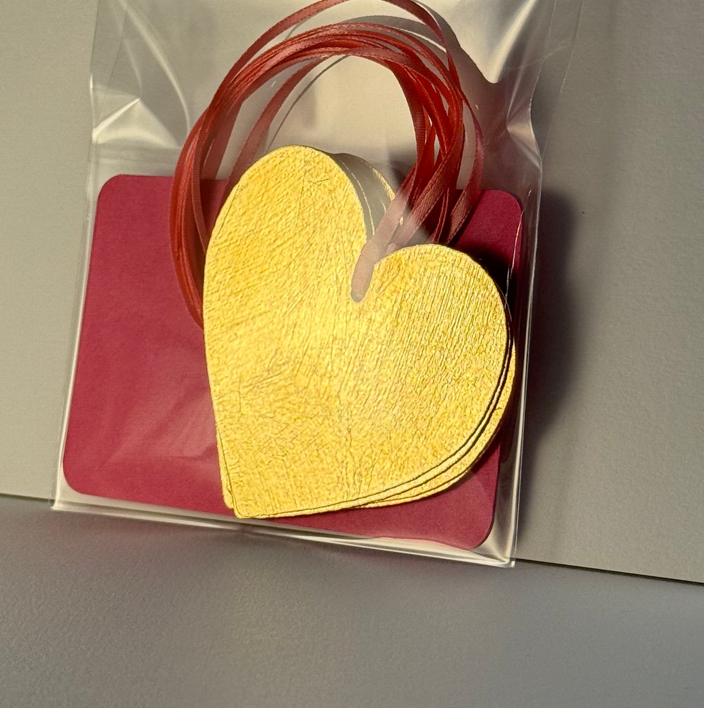 Tie On Tags - Love 4 - Heart - Set of six