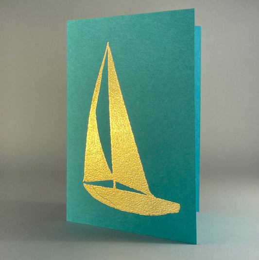 Ocean 15 - Sailboat on Blue Raspberry