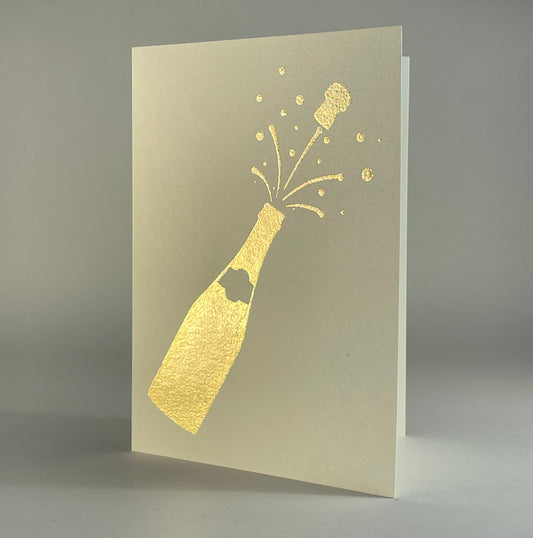 Random 30 - Champagne Bottle on Ivory