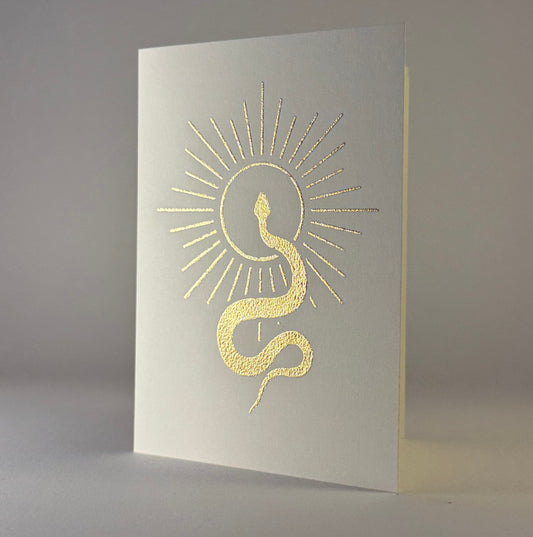 Southwest 22 - Snake and Sun on Ivory
