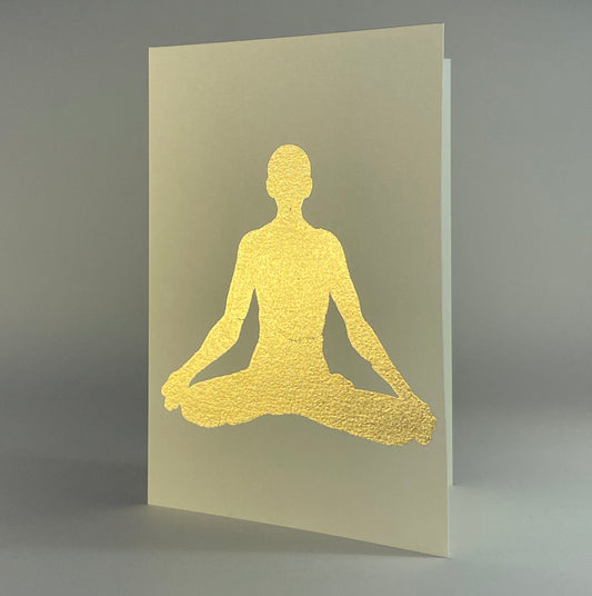 Yoga 2 - Padmasana Pose on Ivory